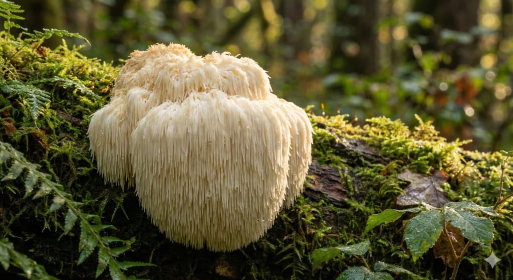 Lion's Mane interacting with the brain